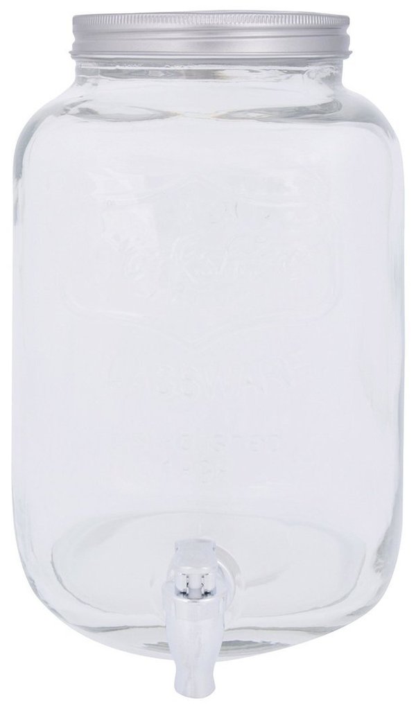 Saftspender aus Glas mit Zapfhahn (7,7 Liter)