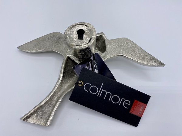 Colmore Wanddeko Vogel / Bird "M" (Aluminium / silber)